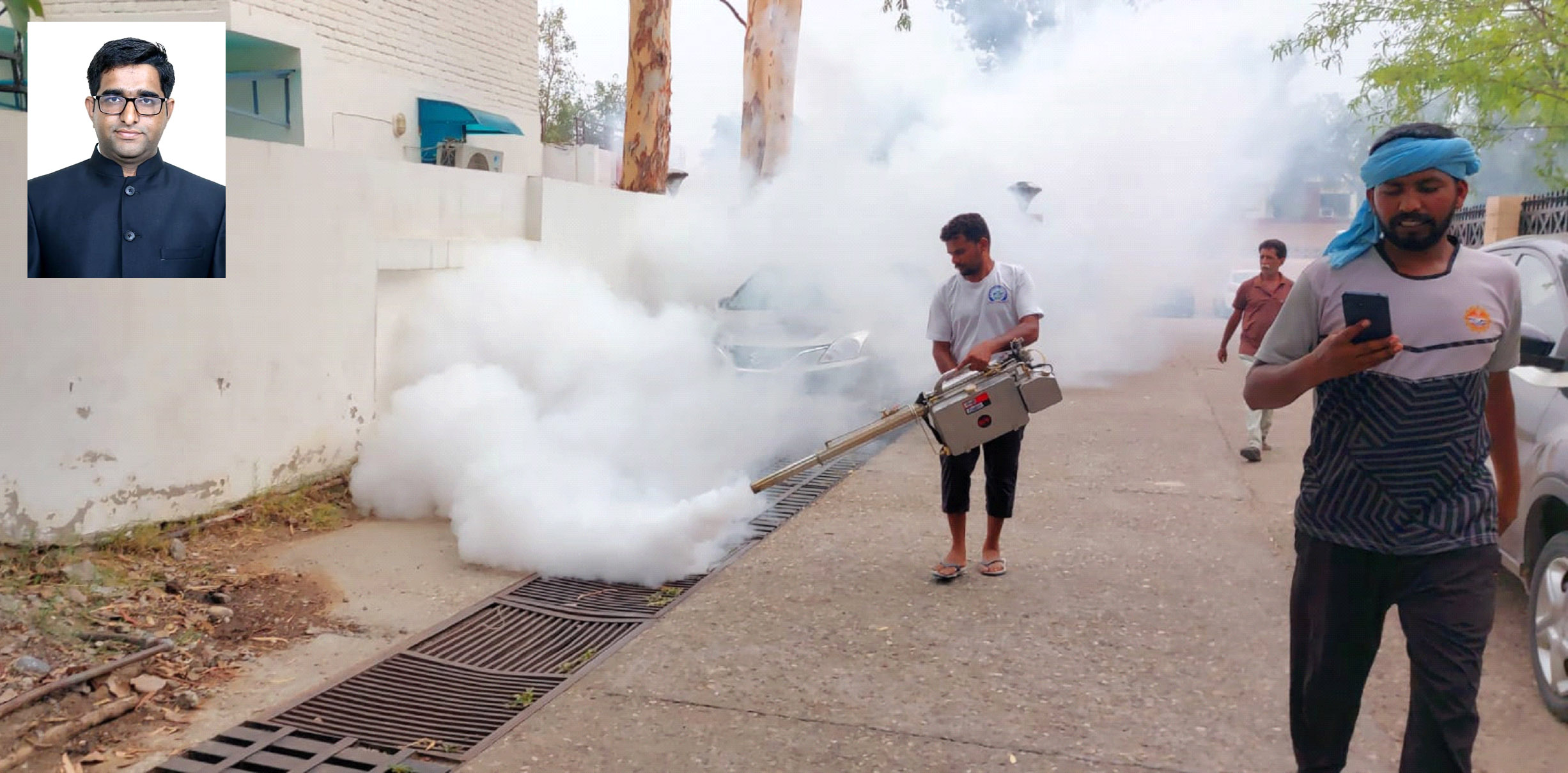 Una Municipal Corporation has intensified the fogging campaign against mosquito-borne diseases.